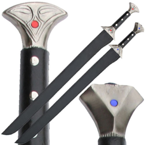 Drizzt's Icingdeath & Twinkle Scimitar Combo Set come With Leather Sheath