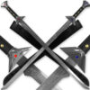 Drizzt's Icingdeath & Twinkle Scimitar Combo Set come With Leather Sheath