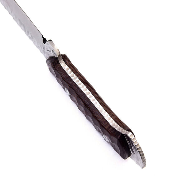 Paring Knife & fork Set Pro Chef Cutlery Damascus Steel Buffalo Horn Handle 1095 HC