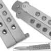Handmade Balisong Practice Flipper Butterfly Knife ALL STEEL Tooled by Hand
