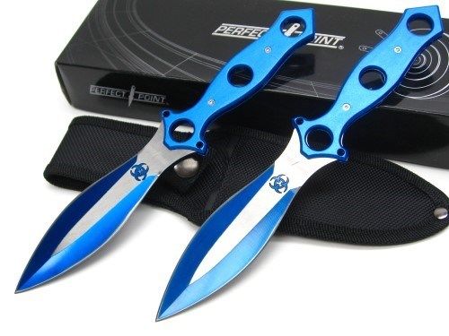 PERFECT POINT PP-089-2BL THROWING KNIFE SET 9" OVERALL
