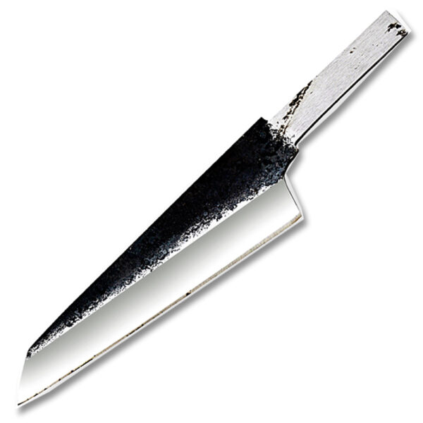 1095 Forged Steel Blank DIY Tanto Point Chef Knife Set of 2