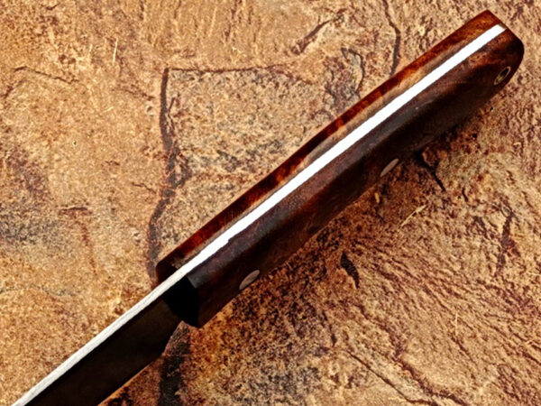 White Deer Damascus Cocco Bolo Wood Handle Chef Knife Kitchen Cutlery