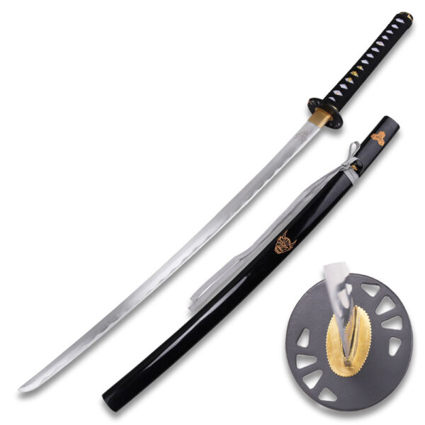 Kill Bill Bride's Sword Battle Ready Katana Lion Engraved Hattori Hanzo Steel