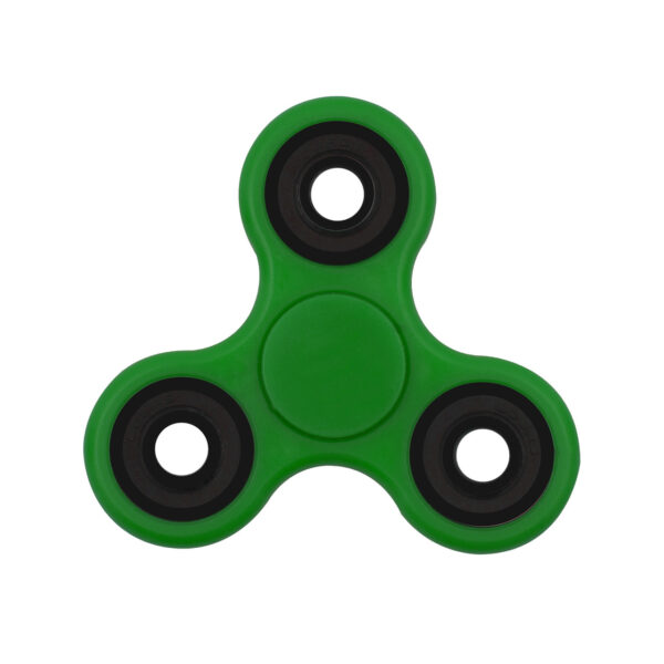Tri-Spinner Fidget Toy Ceramic EDC Hand Finger Spinner Desk Focus GREEN