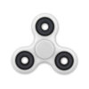 Tri-Spinner Fidget Toy Ceramic EDC Hand Finger Spinner Desk Focus WHITE