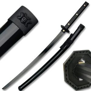 Black Bushido Samurai Sword of War - Full Tang Battle Ready