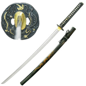 HAND FORGED DRAGON SAMURAI SWORD 41" OVERALL