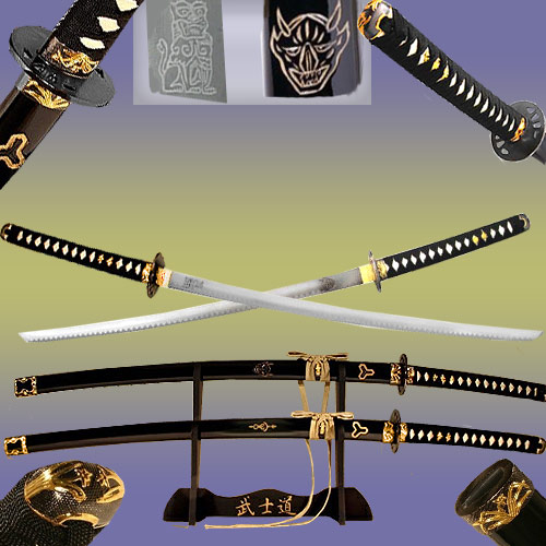 Kill Bill Sword Set, Demon & Bride, Gold Edition