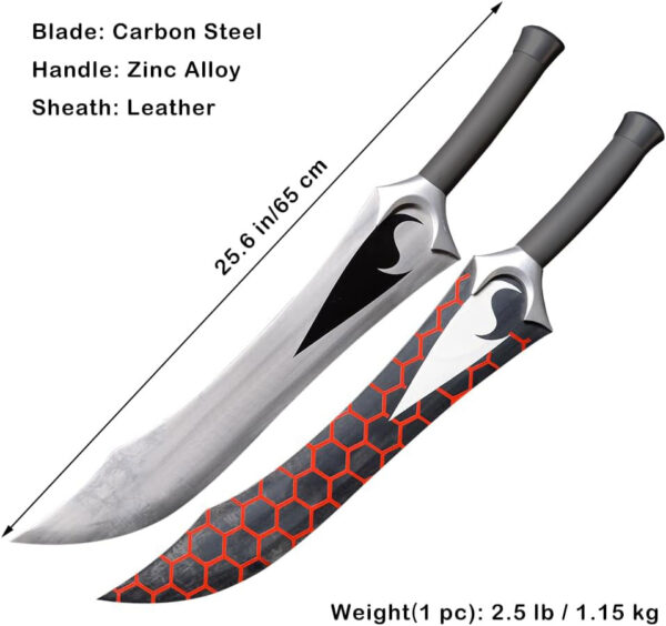 Conan Atlantean Hyborian Age Sword - Engraved w/ Plaque