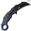 TAC Force Tactical Extreme Karambit Assisted Knife Rainbow Blade   Handle