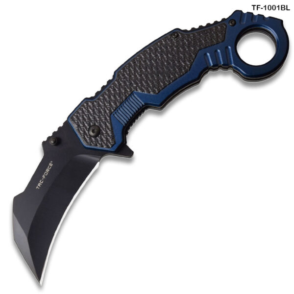 TAC Force Tactical Extreme Karambit Assisted Knife Rainbow Blade   Handle