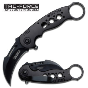 Tac Force Tactical Karambit Assisted Opening Speedster Folding Knife Black 534BK