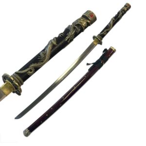 TENRYU HAND FORGED SERPENT SAMURAI SWORD 42" OVERALL