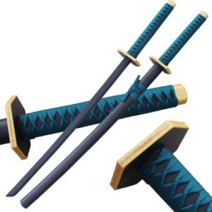 Beautiful (ALL WOOD) Katana Sword - Black Blade