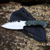 Templar Slim OTF Knife Out The Front Tactical Drop Point Blade Edge Black Handle