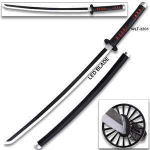 One Piece Anime Surgeon of Death Doctor Trafalgar Law Purple LED Light-Up Wood Blade!