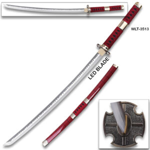 Wado Ichimonji Kuina One Piece Roronoa Zoro White Sword LED Light-Up Wood Blade!