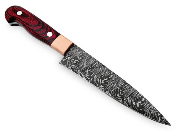 White Deer Pakkawood Paring Knife Pro Chef Cutlery Damascus Steel 1095 HC