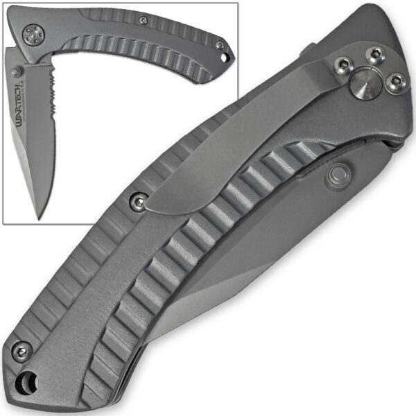 WARTECH USA Unified Defender Folding Knife Extreme VersaPocket 440 Stainless Steel