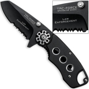 TAC Force Speedster Law Enforcement Spaypoint Knife Assisted-O Carry Knife