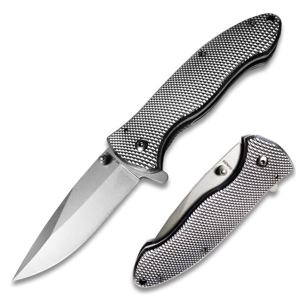 TAC FORCE SPRING SS Black Blade Spring Assist Digital Cameo Knife