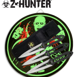 Zombie Hunter 3 Pcs 6 Inch Throwing Knives Set